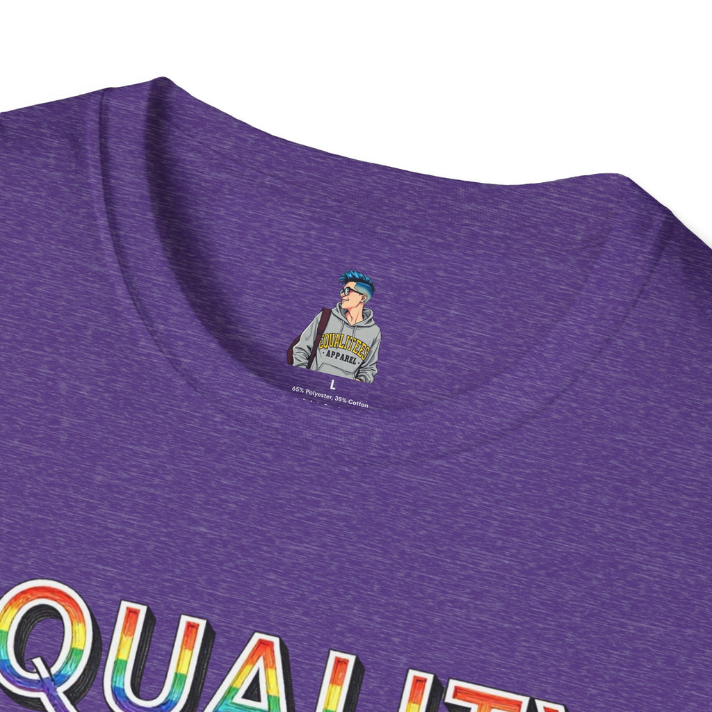 Equality is Greater Than Division T-Shirt — Rainbow Pride Graphic Tee