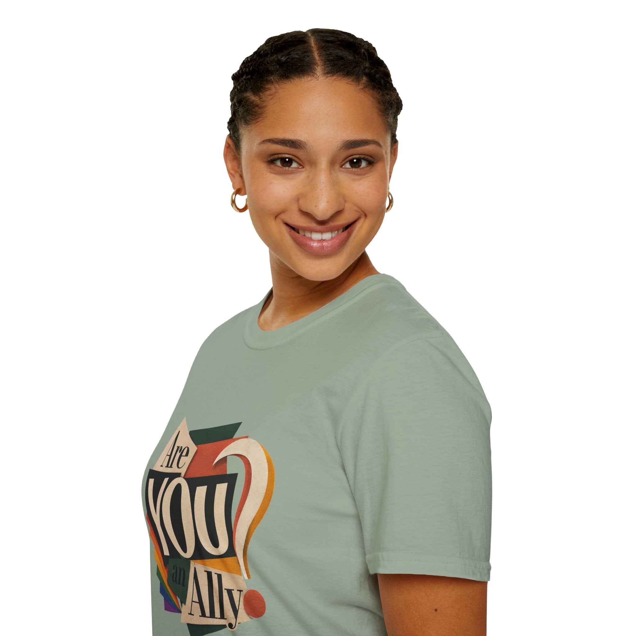 Are You An Ally? T-Shirt — Vintage Pride Ally Tee