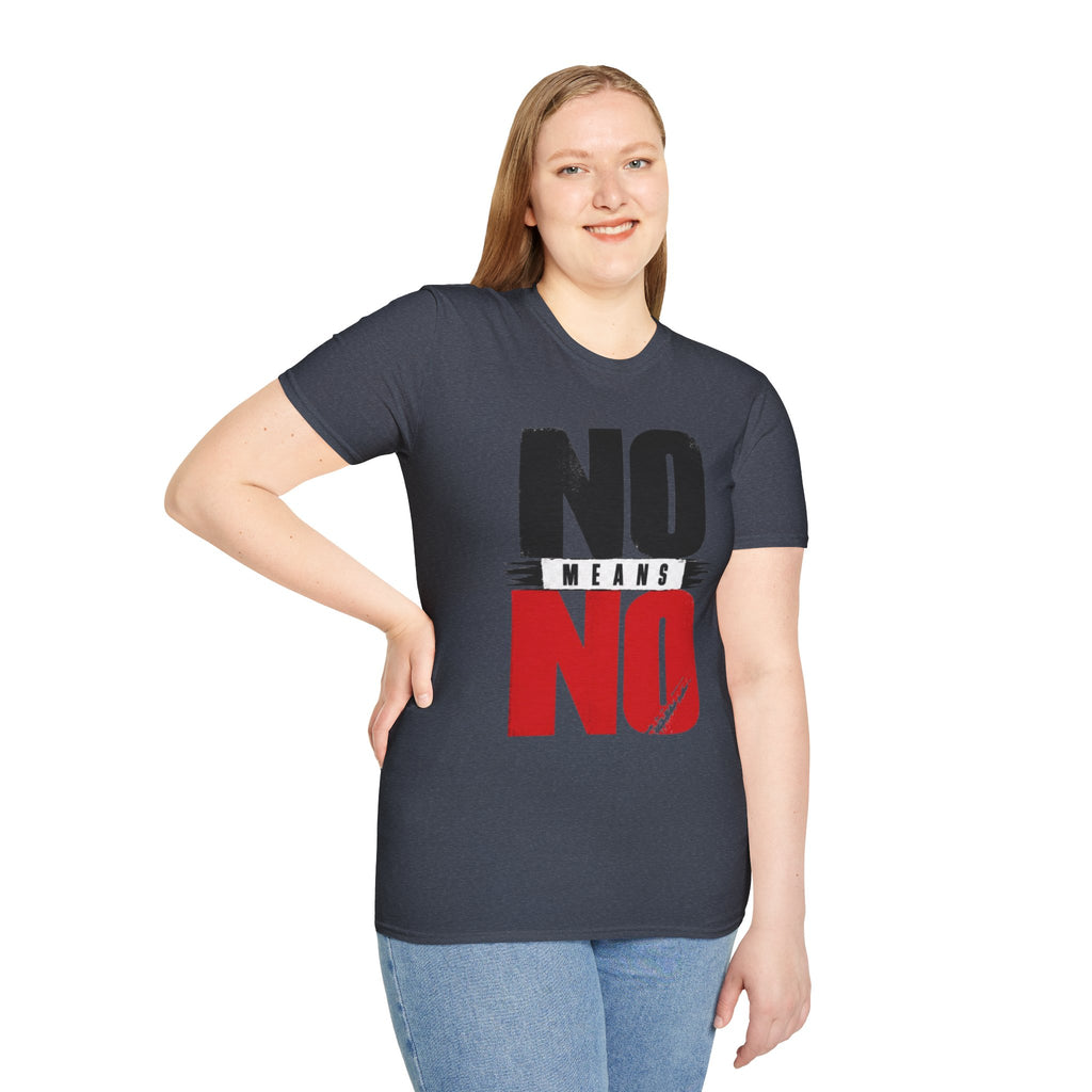 NO Means NO T-Shirt — Consent Awareness Graphic Tee