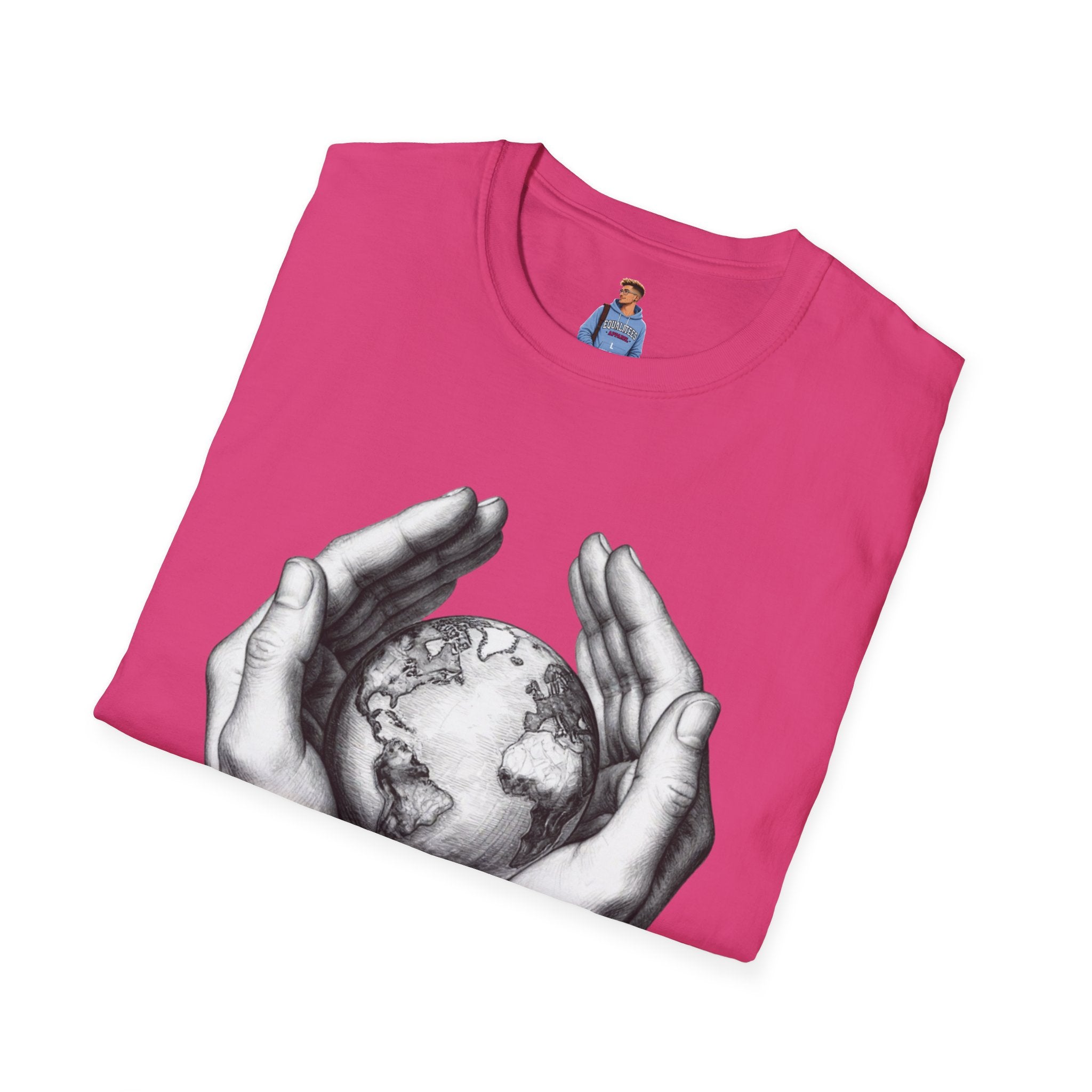 Earth in Your Hands T-Shirt — Protect the Planet Graphic Tee