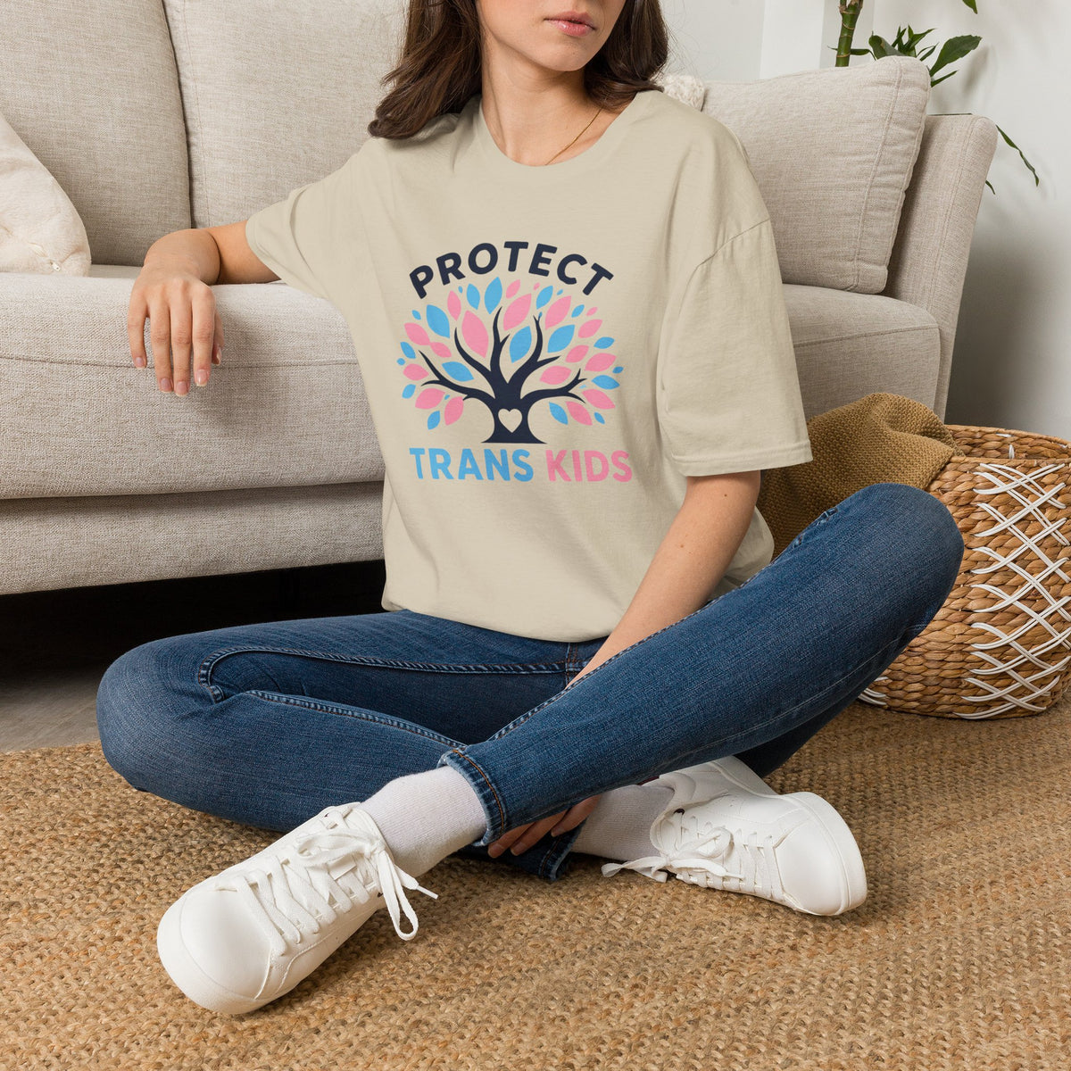 Protect Trans Kids Pride Tree Las Vegas T-Shirt