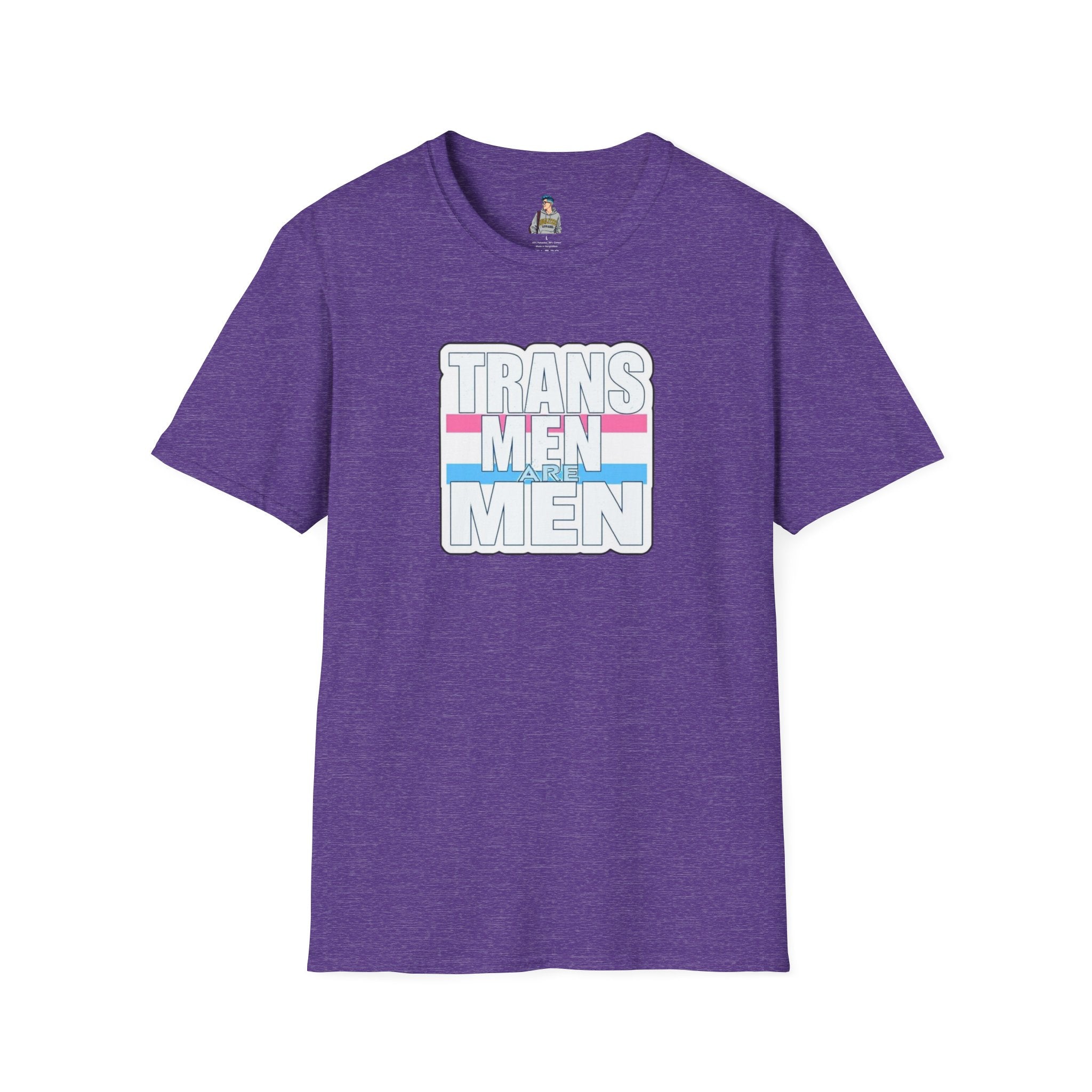 Unisex Softstyle T-Shirt - 'Trans Men Are Men' Statement Tee