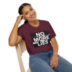 No More Lies T-Shirt — Bold Protest Graphic Tee