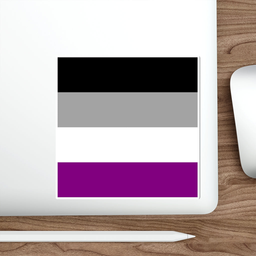 Die-Cut Stickers - Asexual Pride Flag