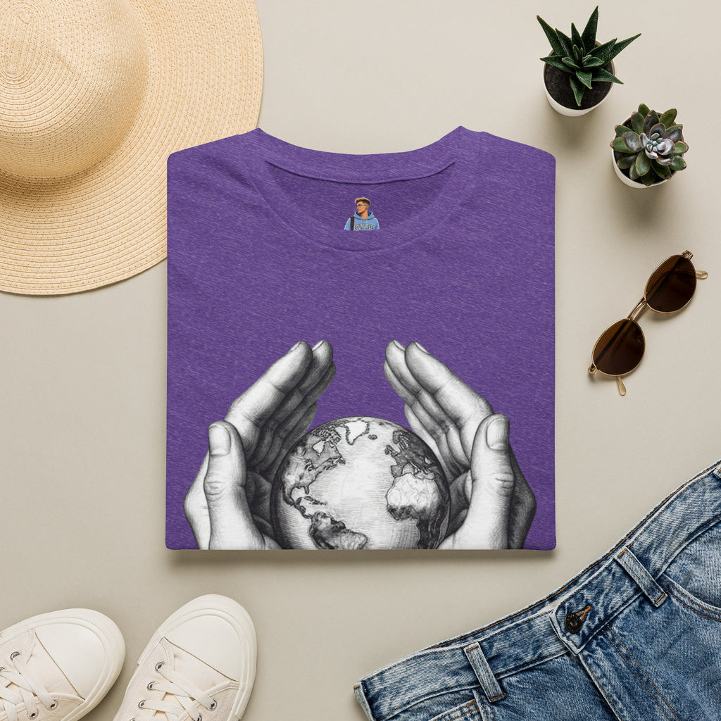 Earth in Your Hands T-Shirt — Protect the Planet Graphic Tee
