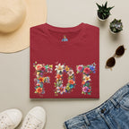FDT Bold Floral Typography T-Shirt