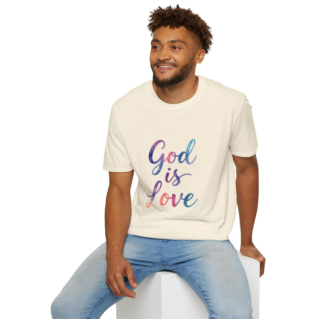 God Is Love T-Shirt — Colorful Tee