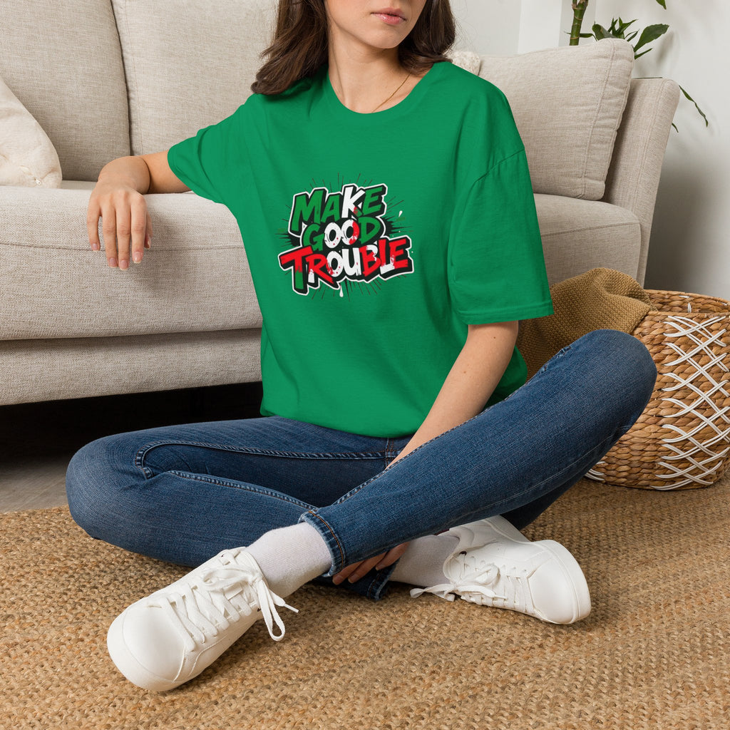 Make Good Trouble T-shirt  Fun Graphic Tee for Activists & Trendsetters