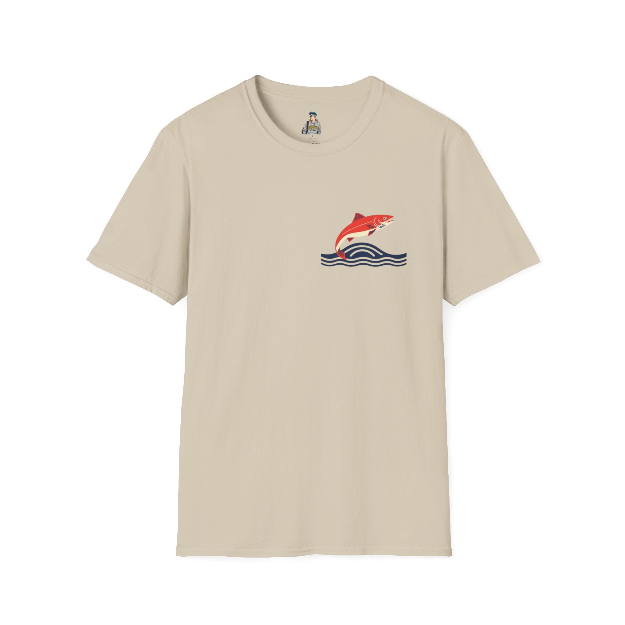 Jumping Salmon Native Pride Softstyle Unisex T-shirt