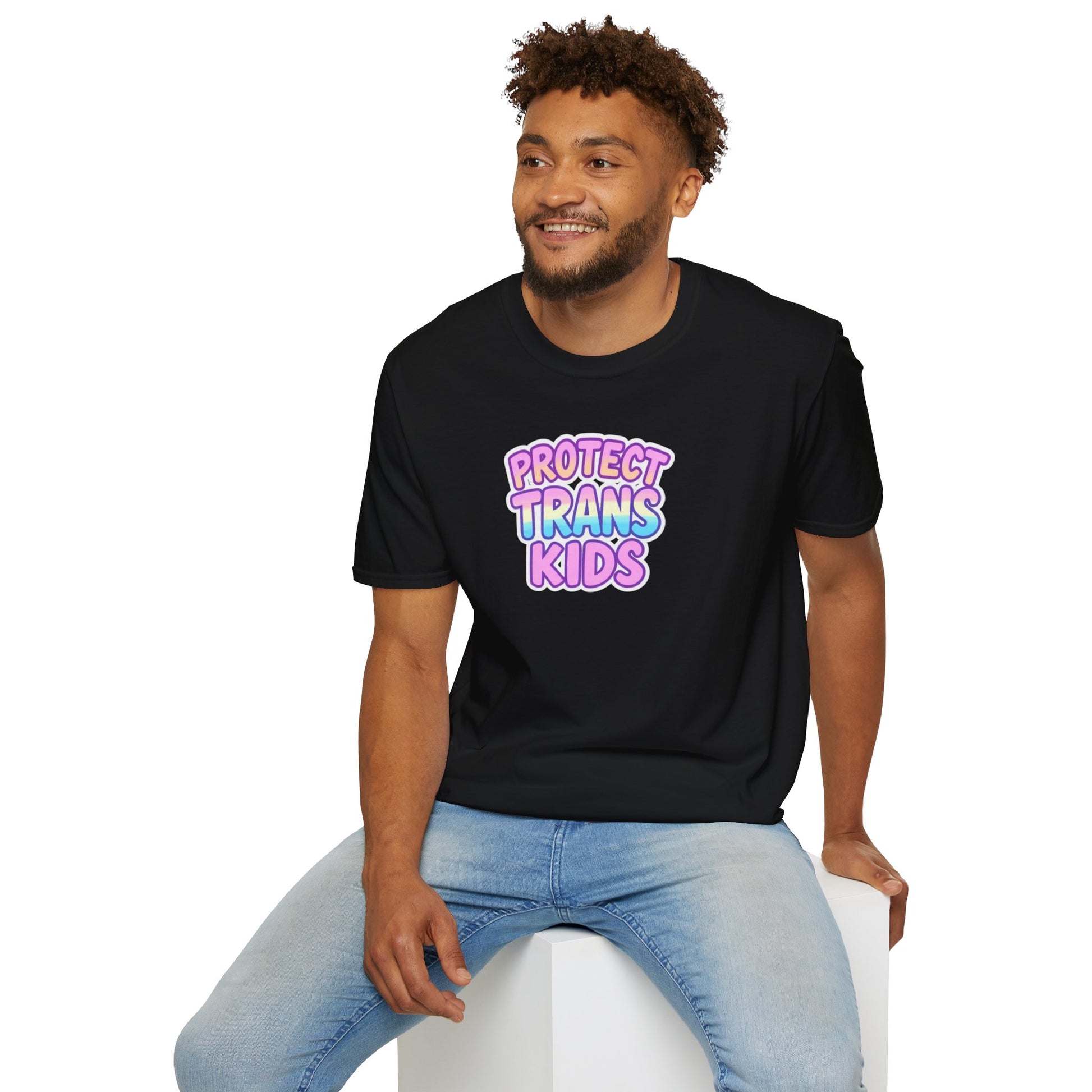 Unisex Softstyle T-Shirt - Protect Trans Kids Tee