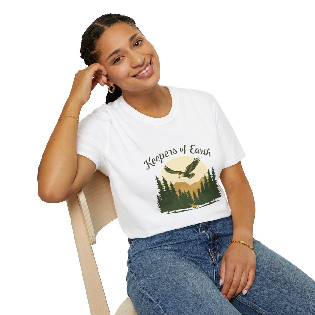 Keepers of the Earth Eagle and Elk T-shirt