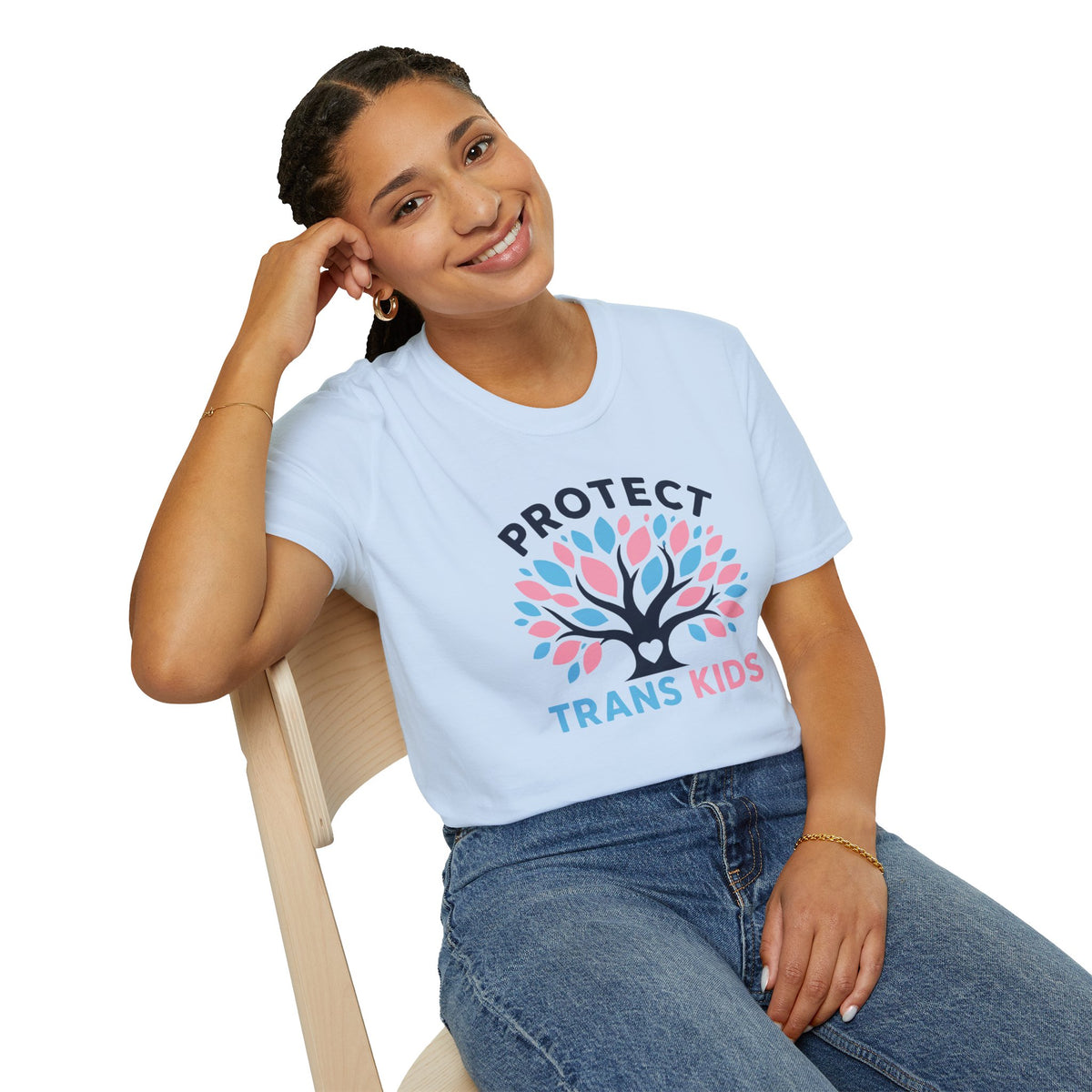 Protect Trans Kids Pride Tree Las Vegas T-Shirt