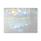 Stained Glass Nature Scene Cutting Board - Perfect Gift for Home Chefs & Nature Lovers