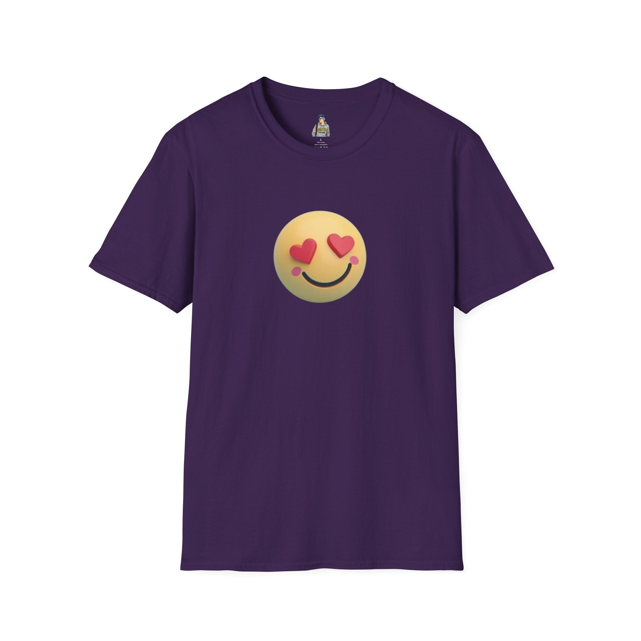 Heart Eyes Emoji - Unisex Softstyle T-Shirt