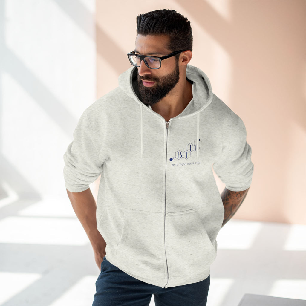 BTTF - Black Trans Travel Fund Unisex Zip-Up Hoodie
