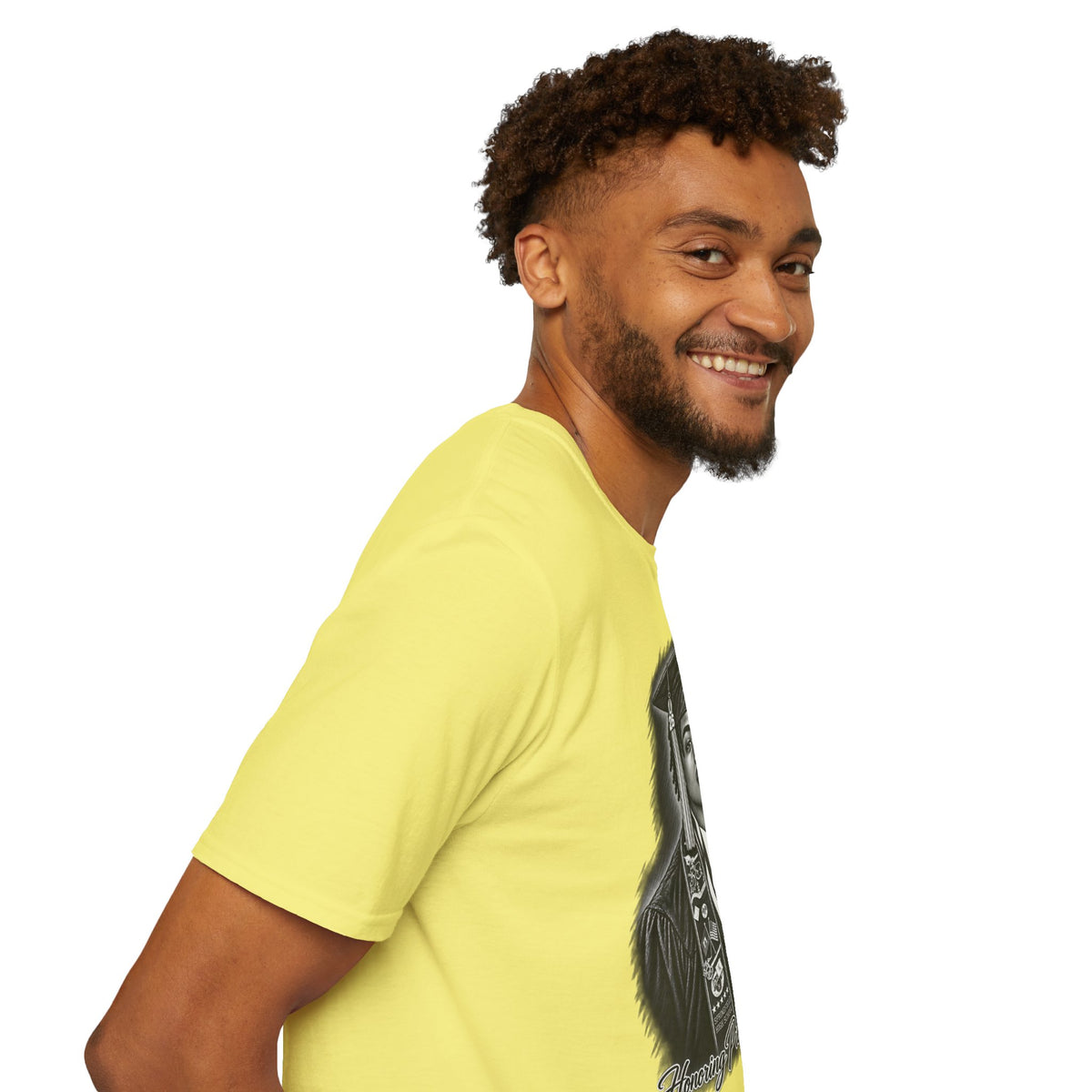 Portrait Front and Back - In Memory of Pierre Damas Bel T-Shirt
