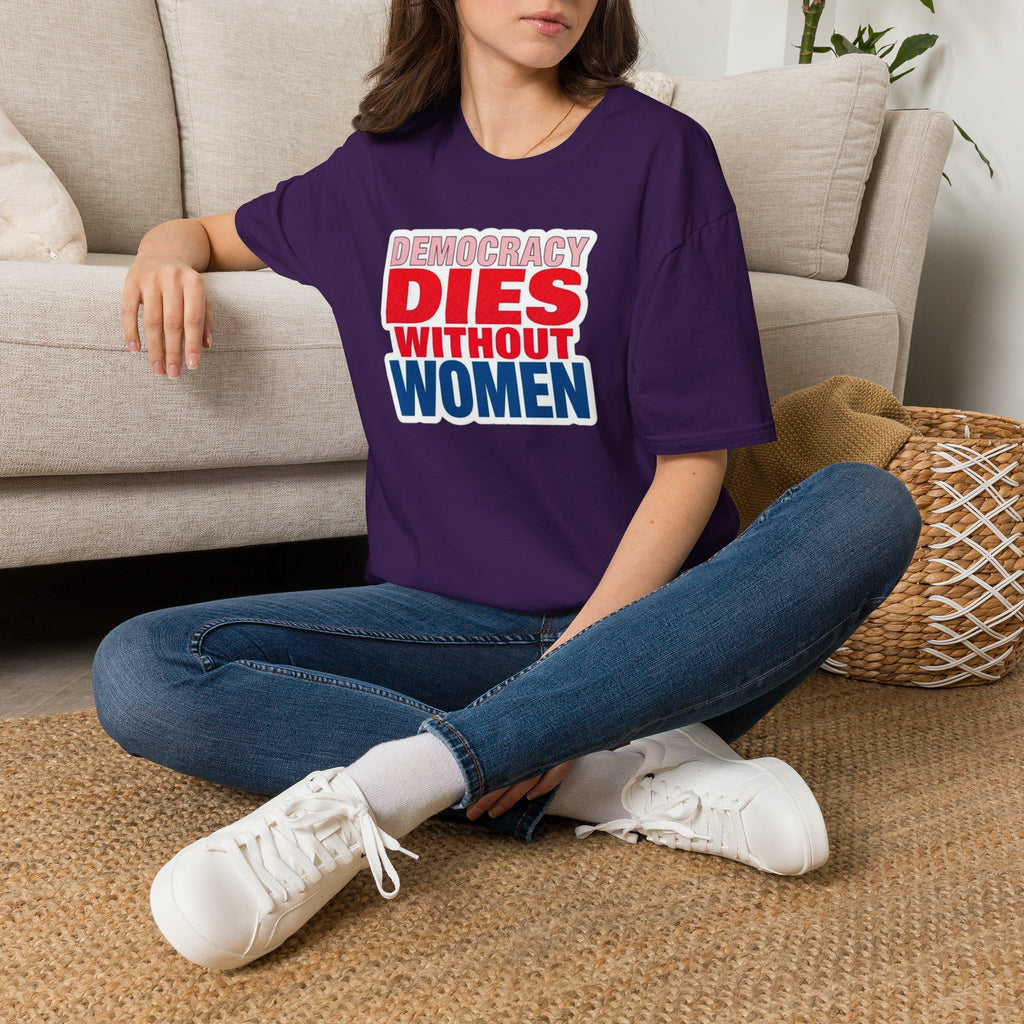 Democracy Dies Without Women Unisex Softstyle T-Shirt