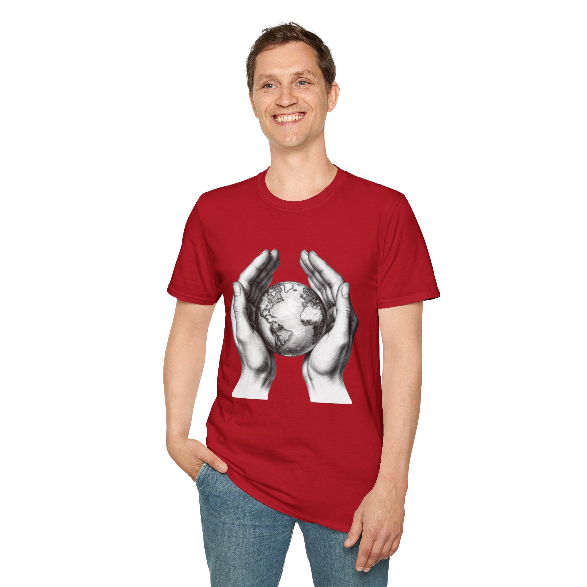Earth in Your Hands T-Shirt — Protect the Planet Graphic Tee