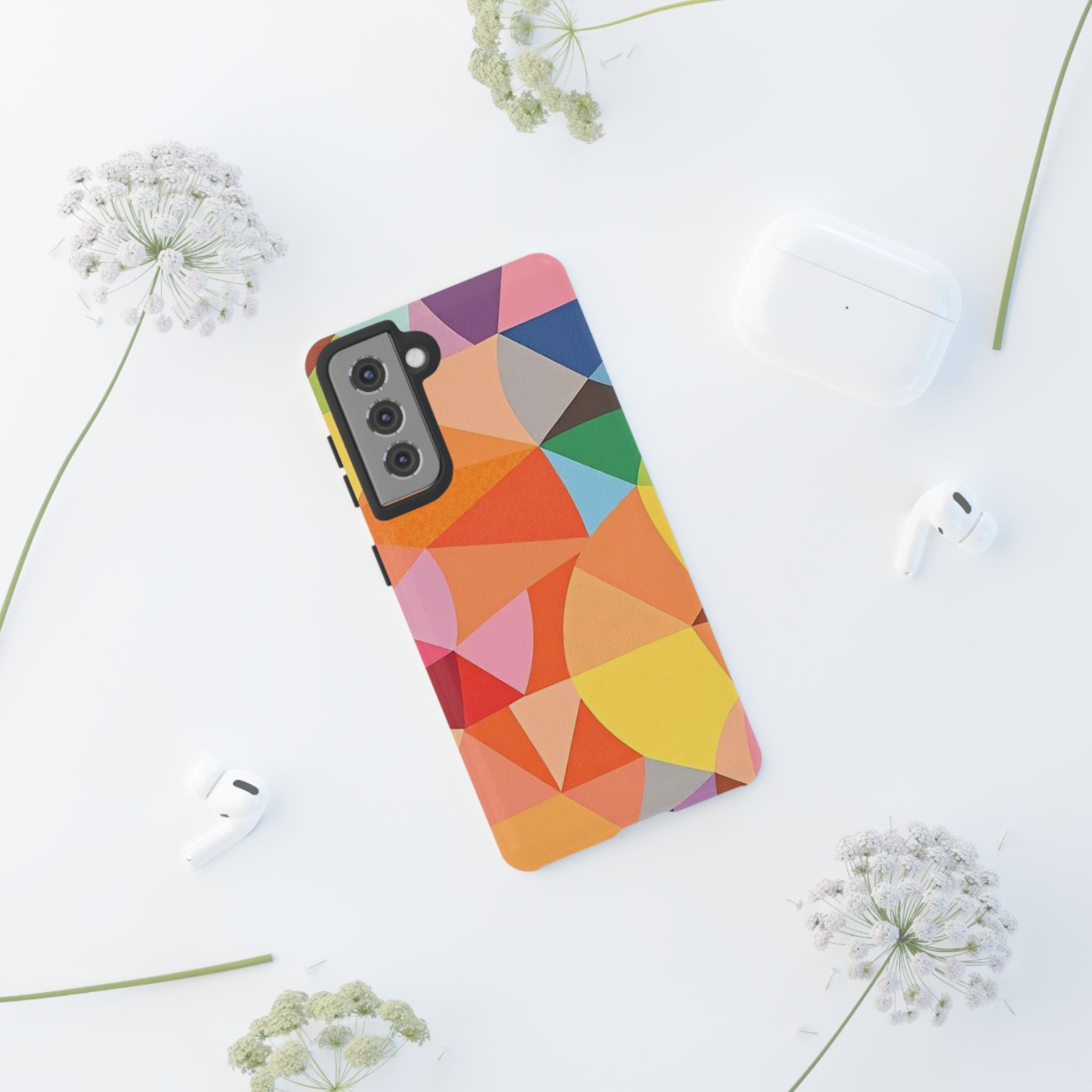 Colorful Geometric Tough Case for Android