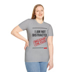 T-Shirt — I Am Not Distracted. Release The Files. Graphic Tee