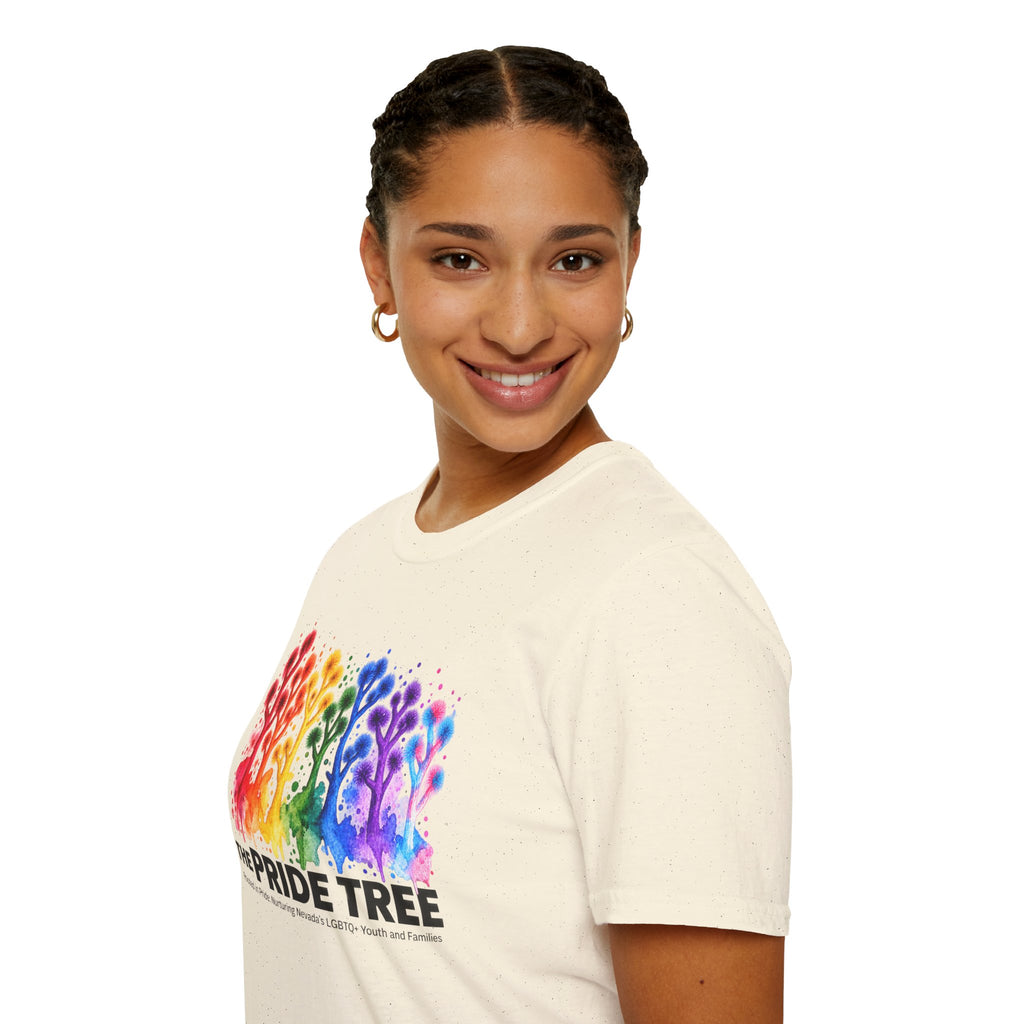 Pride Tree Las Vegas T-Shirt - Black Text