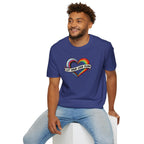 Let Your Love Flow Rainbow Heart T-Shirt