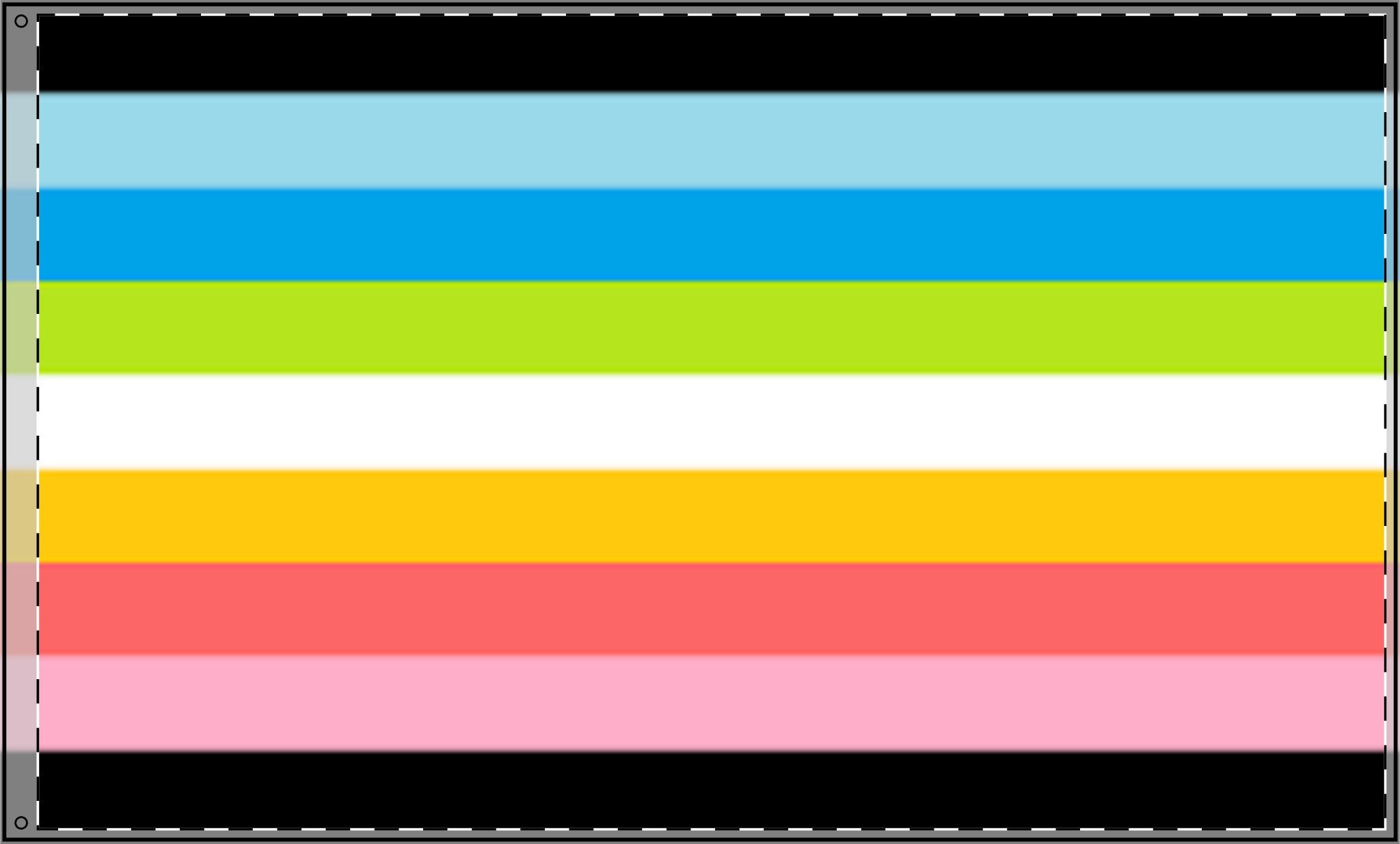 Vibrant Queer Pride Double-Sided Flag for Celebrations & Events