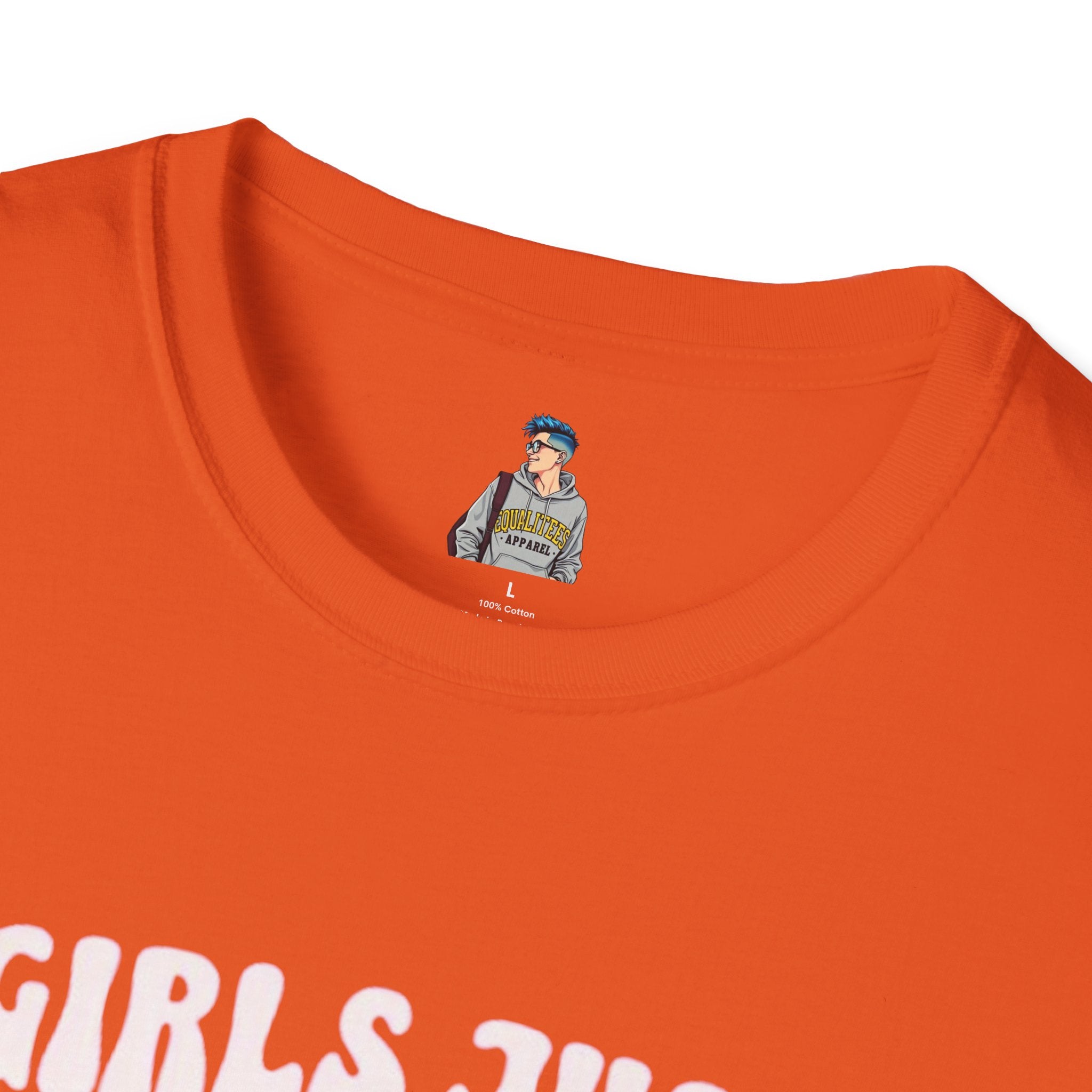 Girls Just Wanna Have Fundamental Human Rights Unisex Softstyle T-Shirt