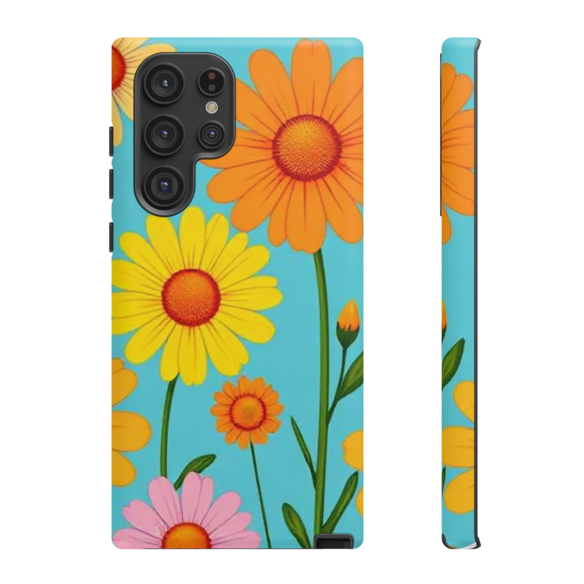 Floral Daisy Tough Case for Android