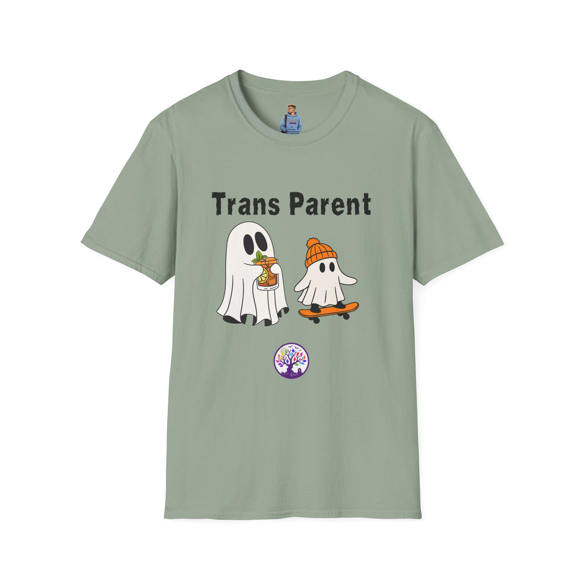 Trans Parent 5 Halloween Pride Tree Las Vegas T-Shirt