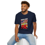 Political Statement T-Shirt — “You’re Either Anti or You’re FA.” / Back: “Patriots Don’t Stand For This Shit”
