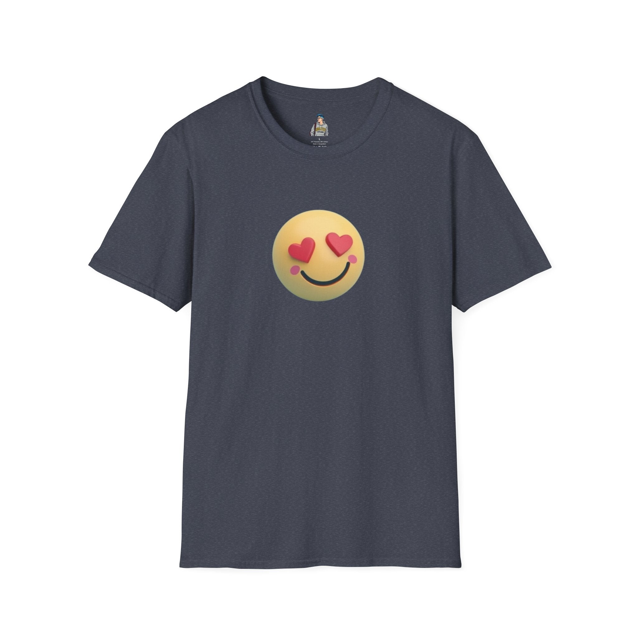 Heart Eyes Emoji - Unisex Softstyle T-Shirt