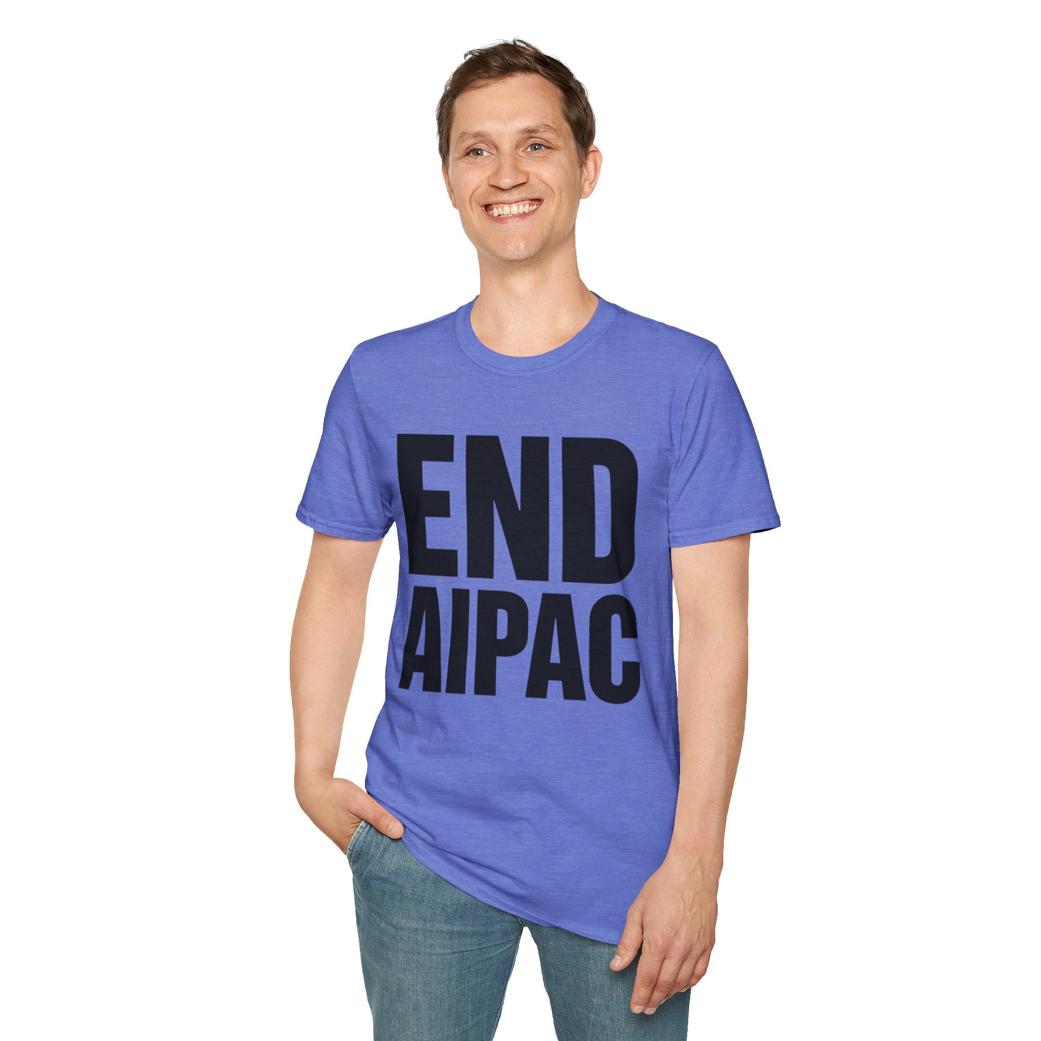 END AIPAC Bold Protest T-Shirt
