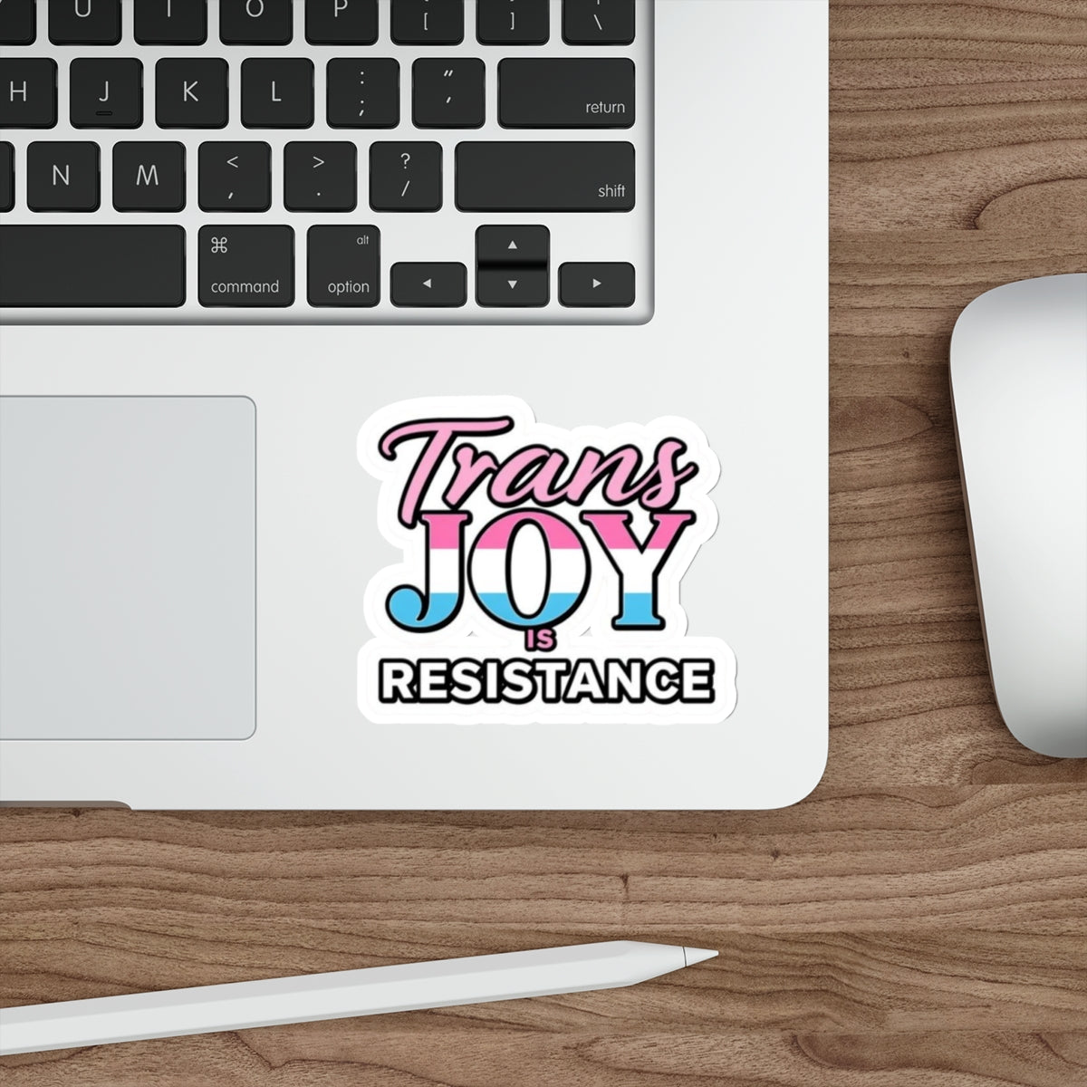 Die-Cut Stickers - TRANS JOY IS RESISTANCE