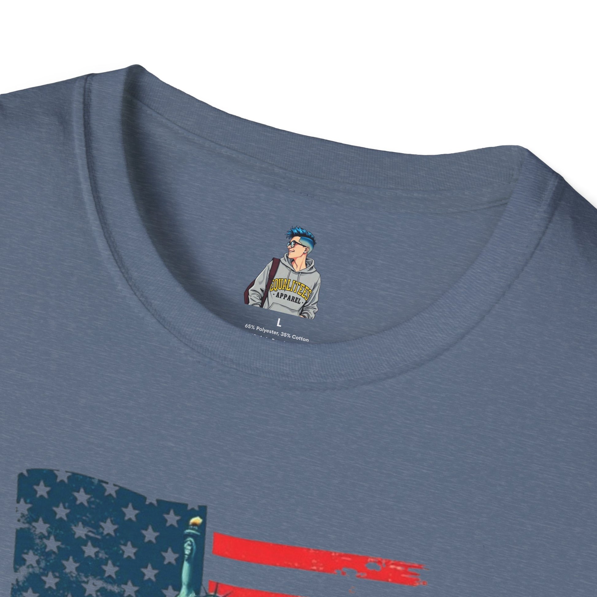 Unisex Softstyle T-Shirt - "Immigrants Make America Great" - Celebrate Diversity & Freedom
