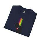 Unisex Softstyle T-Shirt - LGBTQ+ Empowerment T-Shirt: Conversion Therapy is Torture & We All Belong
