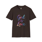 God Is Love T-Shirt — Colorful Tee