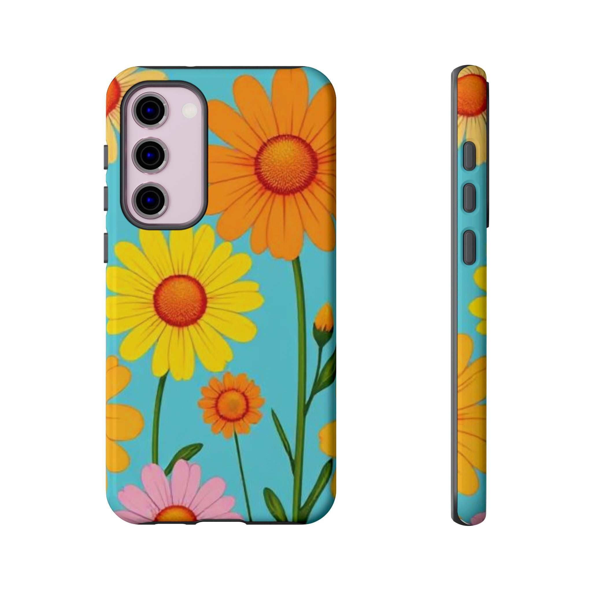 Floral Daisy Tough Case for Android
