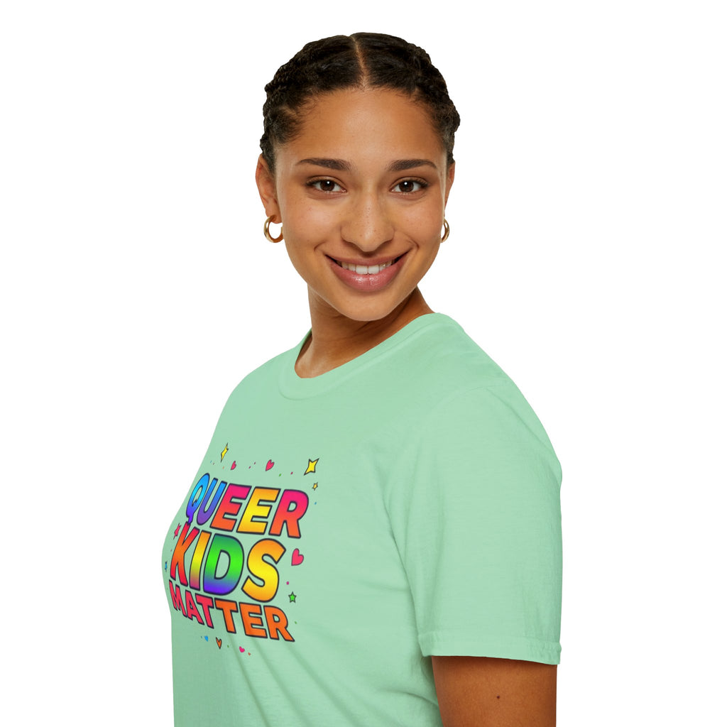 Colorful Queer Kids Matter Pride T-Shirt