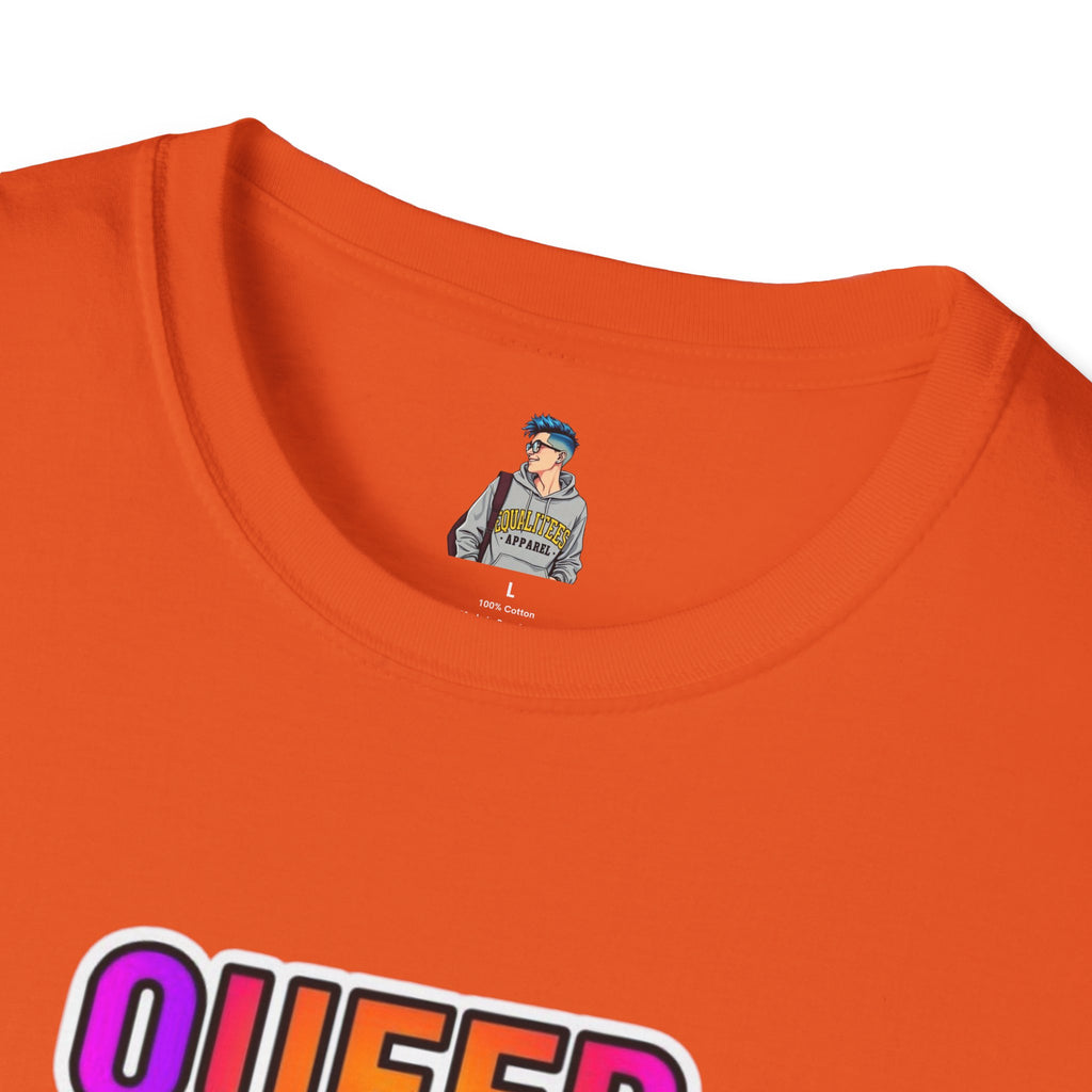 Queer Youth Exist T-Shirt | Unisex Softstyle Tee for Pride Events & Everyday Wear
