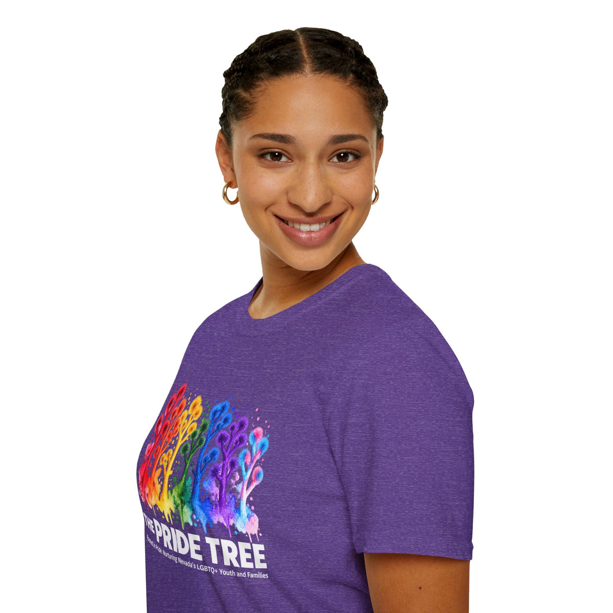 Pride Tree Las Vegas White Text T-shirt