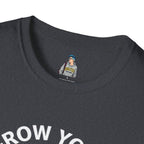 Grow Your Own Way Trans Pride Unisex T-Shirt - Floral Design for Garden Lovers