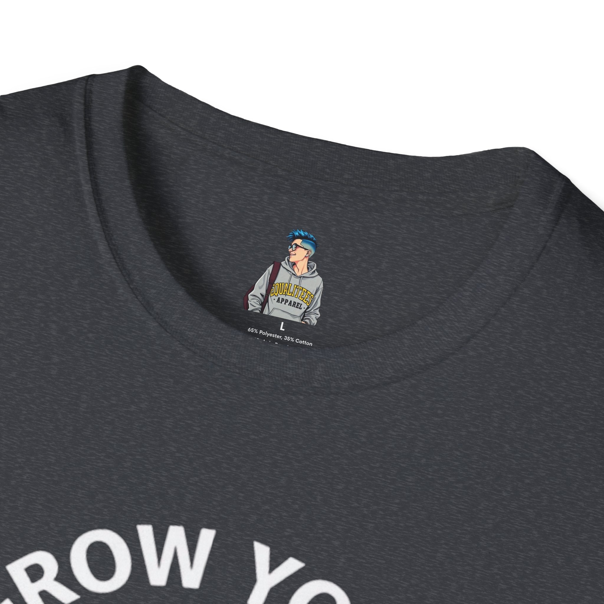 Grow Your Own Way Trans Pride Unisex T-Shirt - Floral Design for Garden Lovers