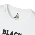 Unisex Softstyle T-Shirt - Black Trans Lives Matter Statement Tee