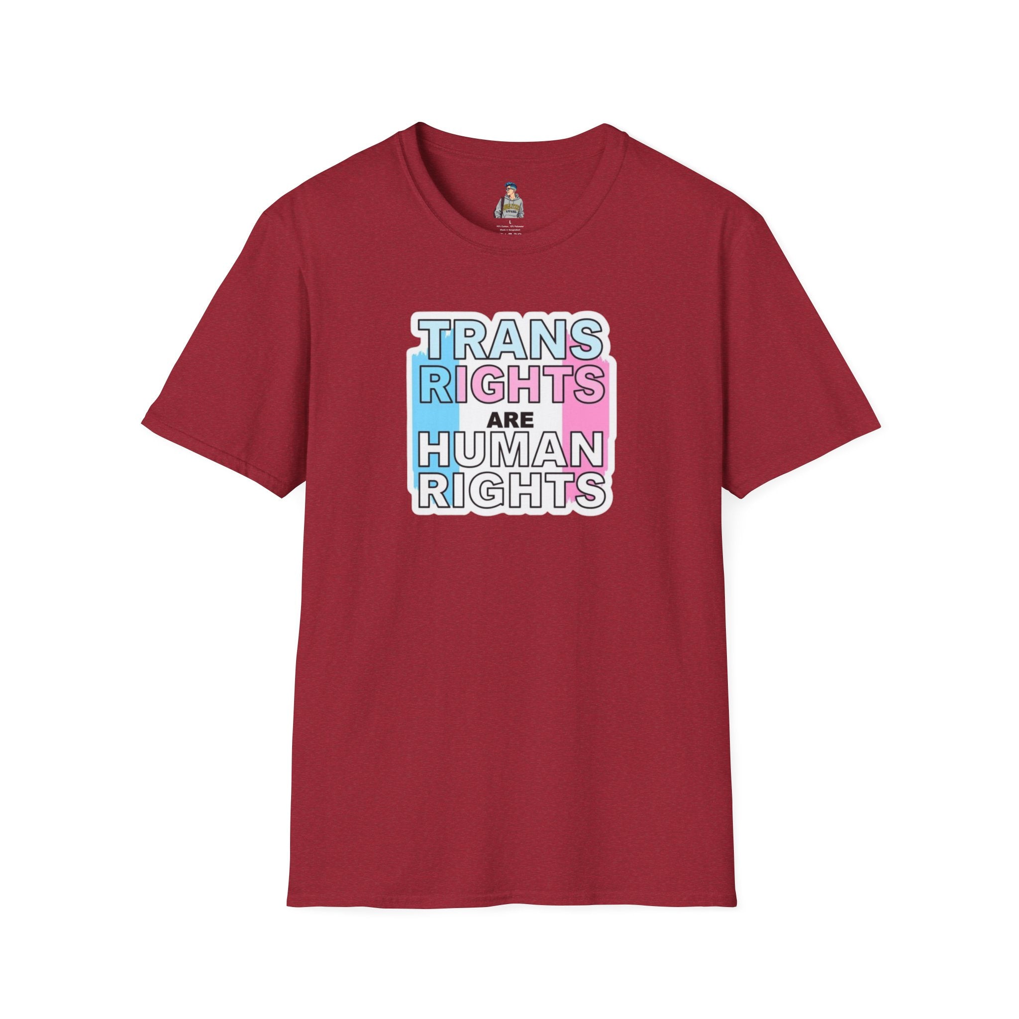 Trans Rights Unisex Softstyle T-Shirt - Support Equality & Trans Rights