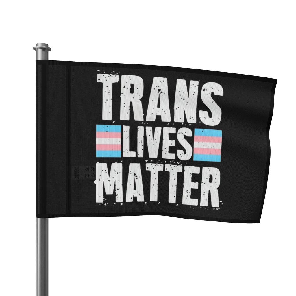 Trans Lives Matter Flag - Aesthetic LGBTQ+ Banner for Celebration & Home Decor