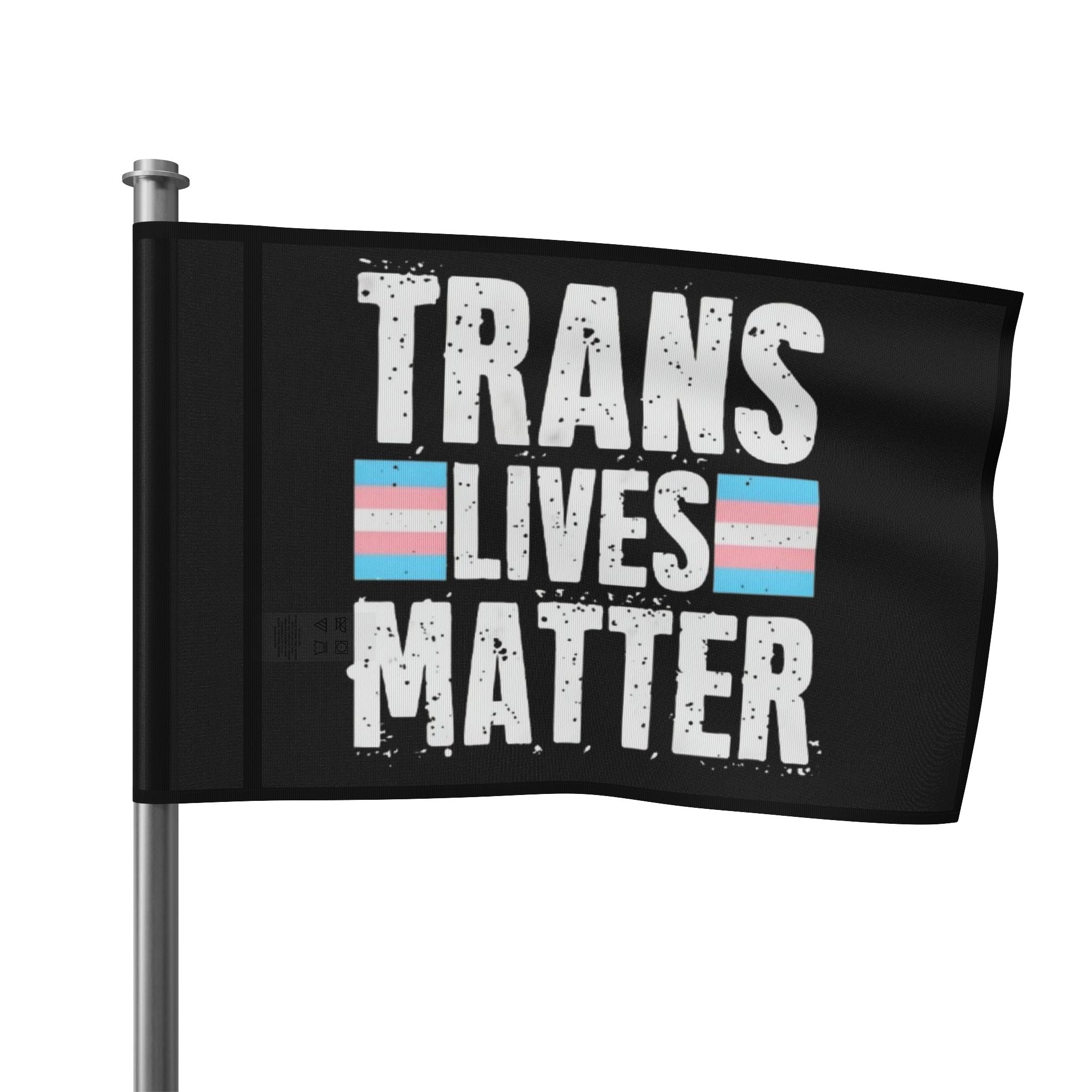 Trans Lives Matter Flag - Aesthetic LGBTQ+ Banner for Celebration & Home Decor