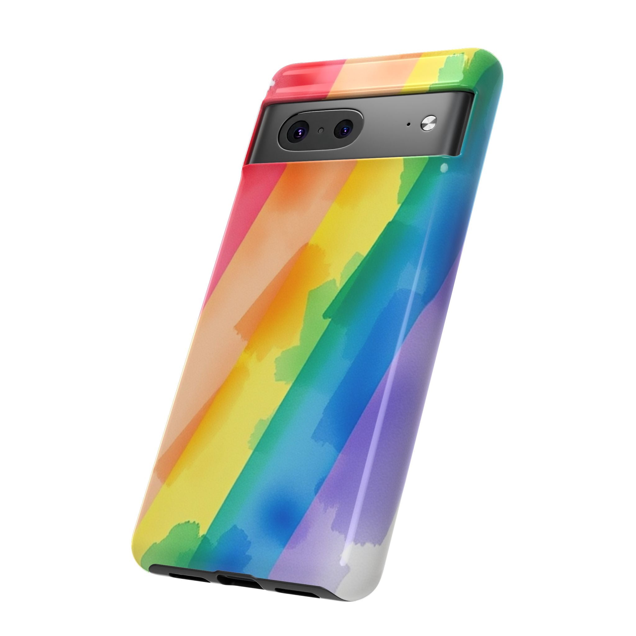 Rainbow Watercolor Art Tough Cases For Android & iPhone