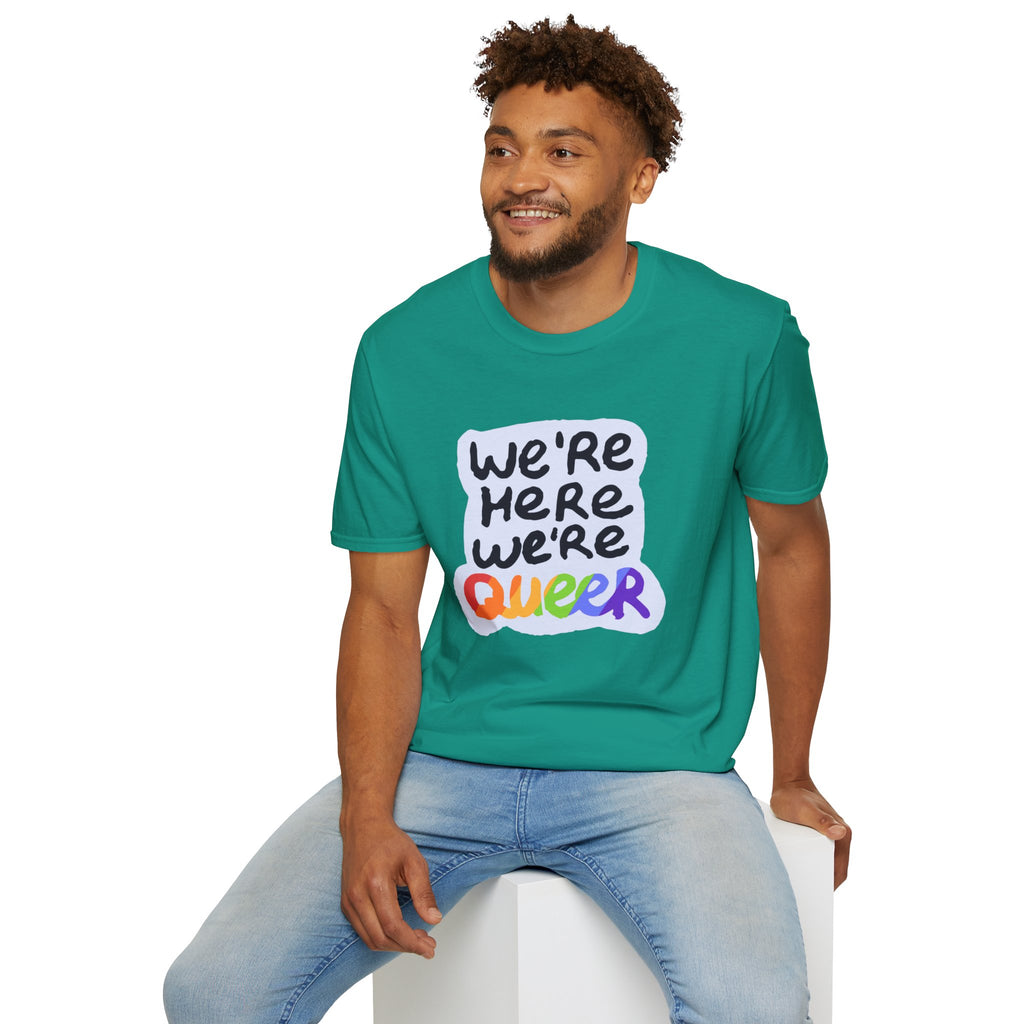 We’re Here We’re Queer Pride Tree Las Vegas T-Shirt
