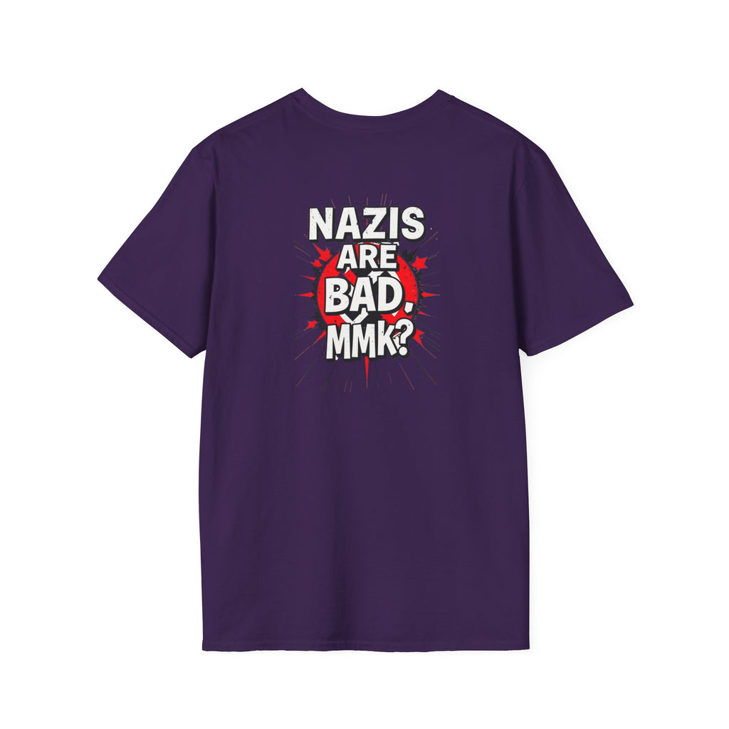 Unisex Softstyle T-Shirt: 'Our Grandparents Fought Fascists' Patriotic Tee